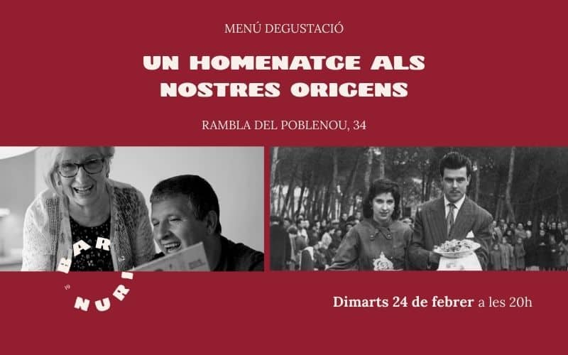 Bar Nuri Menú Degustació "Sopar de la Memòria" | Família Nuri