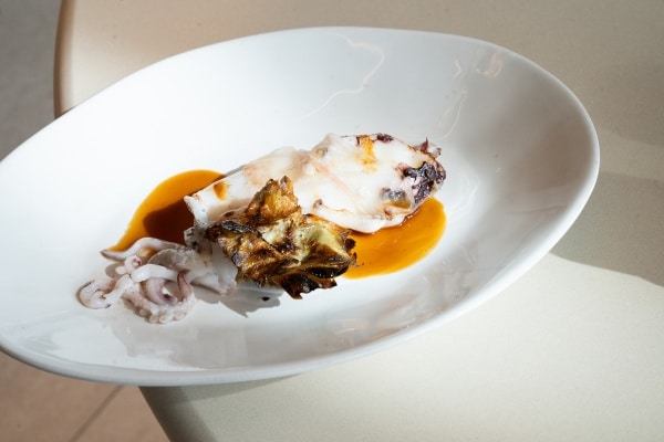 Nuara menu preludi a la primavera calamar I Familia Nuri